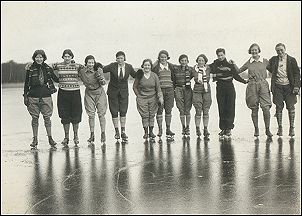 På skøjter 1932