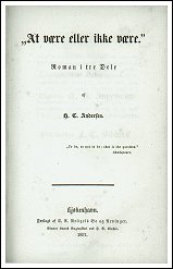 H.C. Andersens At være eller ikke være fra 1857
